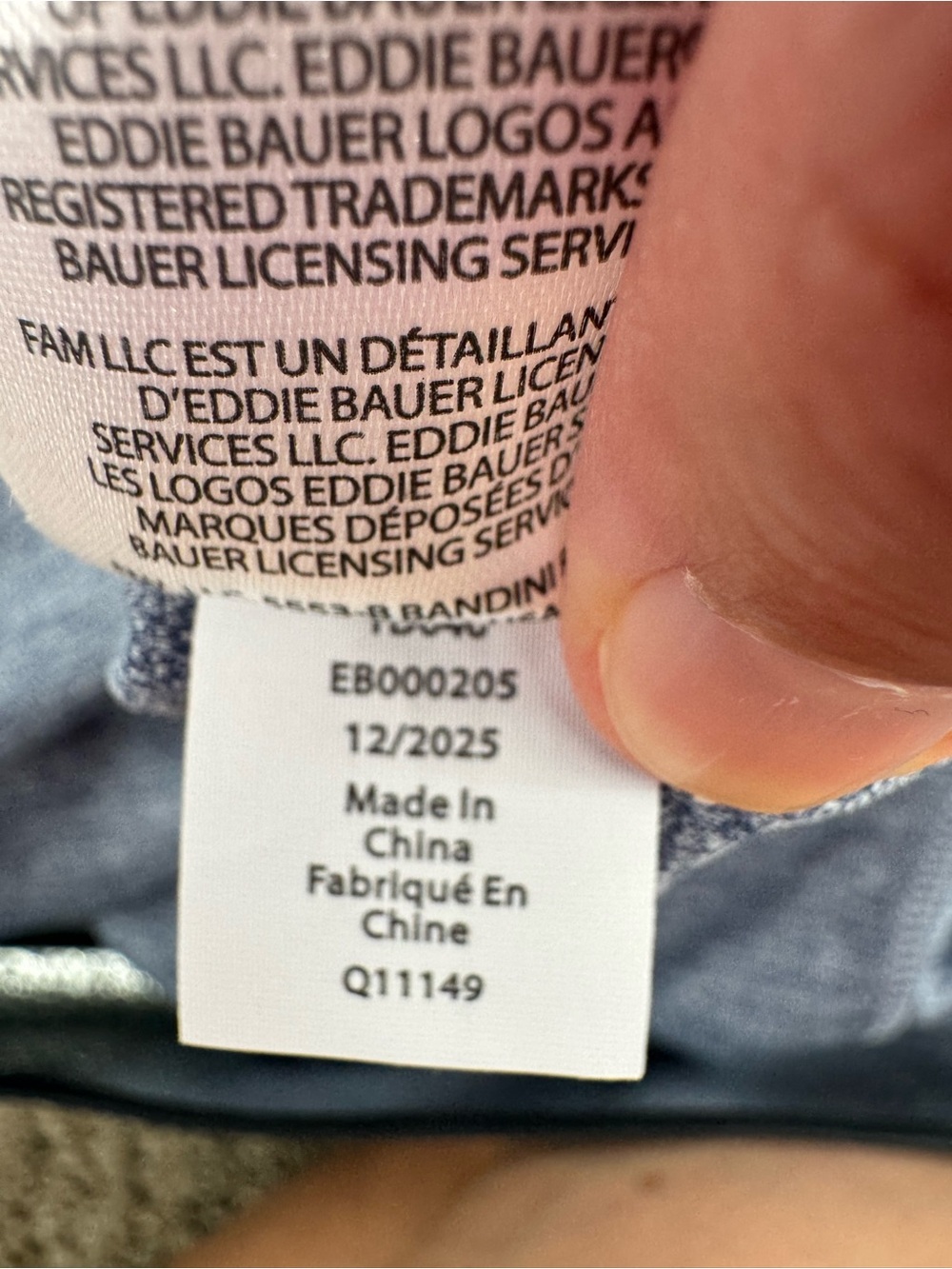 Eddie Bauer Women's Short Sleeve Crew Neck Tee in Heather Slate Blue size XL - Picture 2 of 9